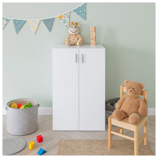Kommode Nina 2H Weiß