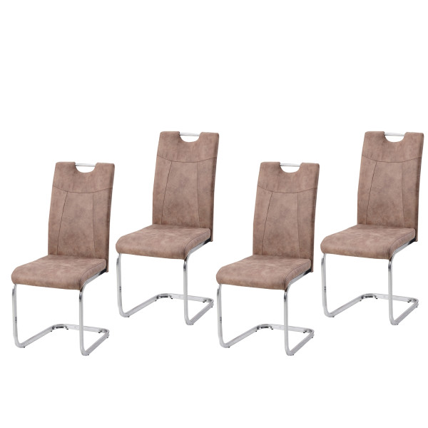 Schwingstuhl KellyC Braun 4er