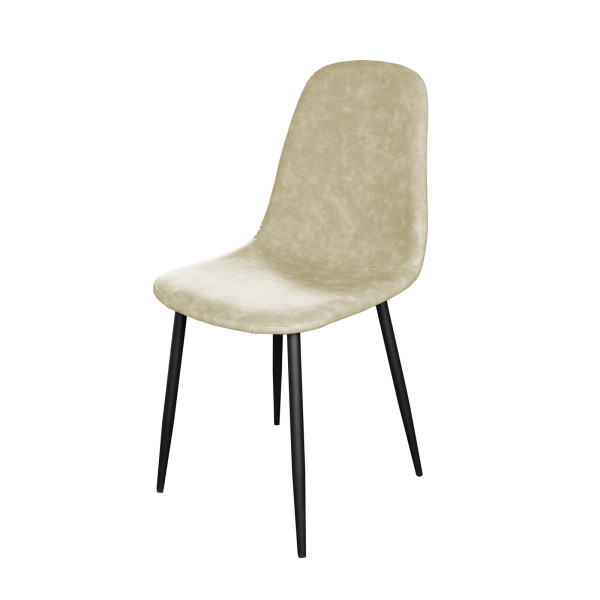 Stuhl Savannah PU Creme