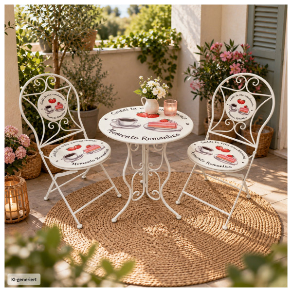 Tischgruppe Petunia "Strawberry Pie"