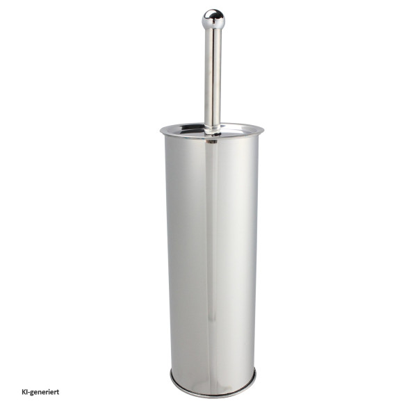 WC-Set, aus Metall, hochglänzend, D=10 cm, H=38cm