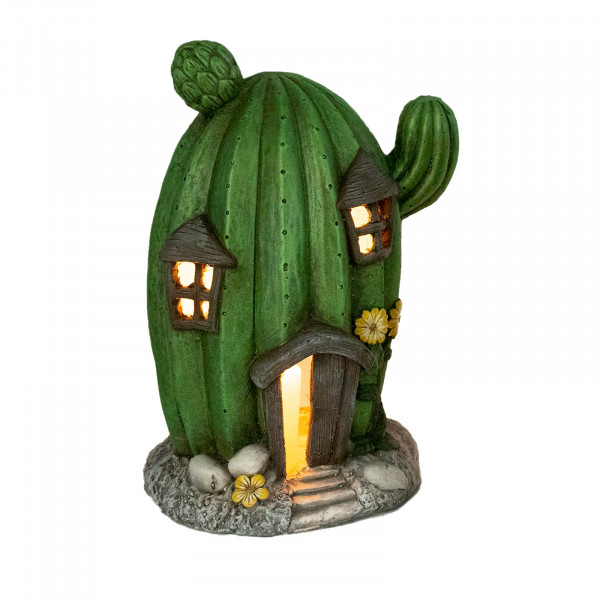 HTI-Living Kaktus Keramik-Windlicht