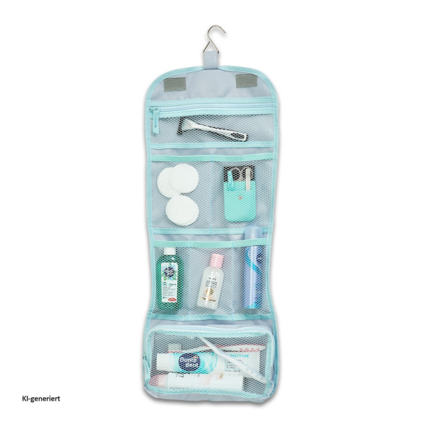 Kosmetik-Multi-Case, Polyester, türkis