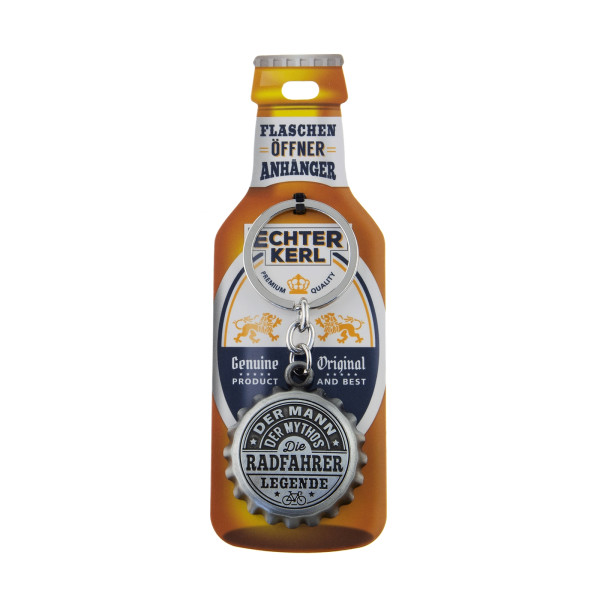 Flaschenöffner - Radfahrer