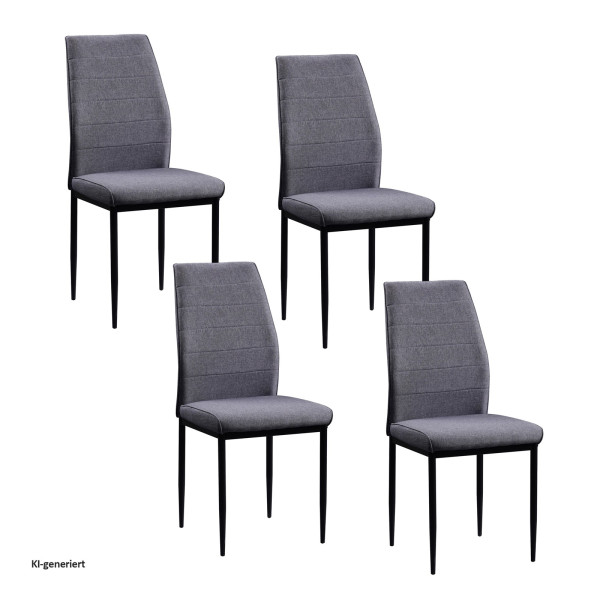 Stuhl Madison Webstoff 4er Set