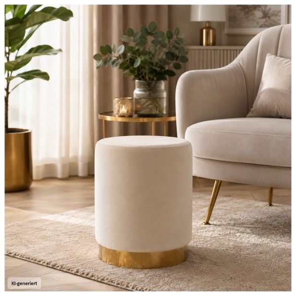 Hocker Reese beige