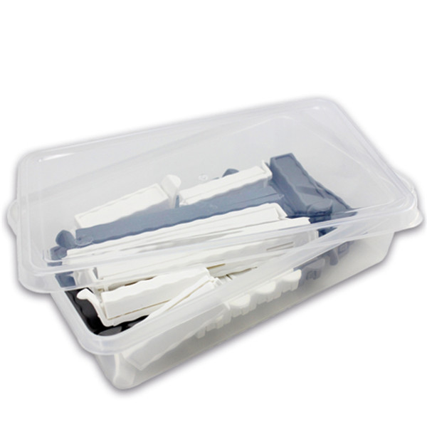 Beutelverschluss Clips, 20 St. in Dose farb.sort.