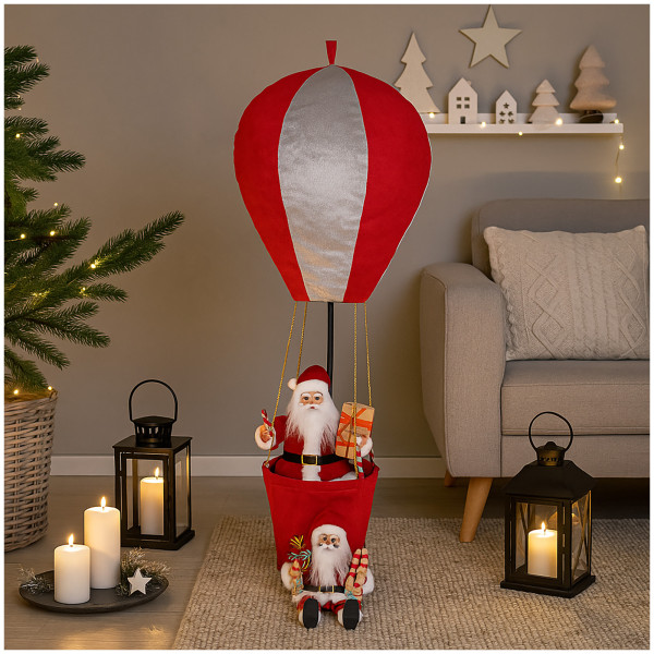 HTI-Living im Heißluftballon Weihnachtsmann