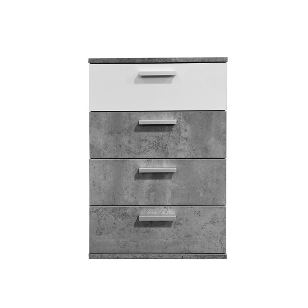 HTI-Line Nina mit 4 Schubladen Nachtschrank