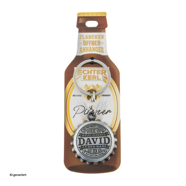 Flaschenöffner - David