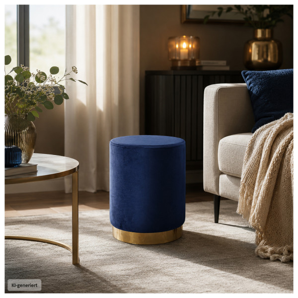 Hocker Reese blau