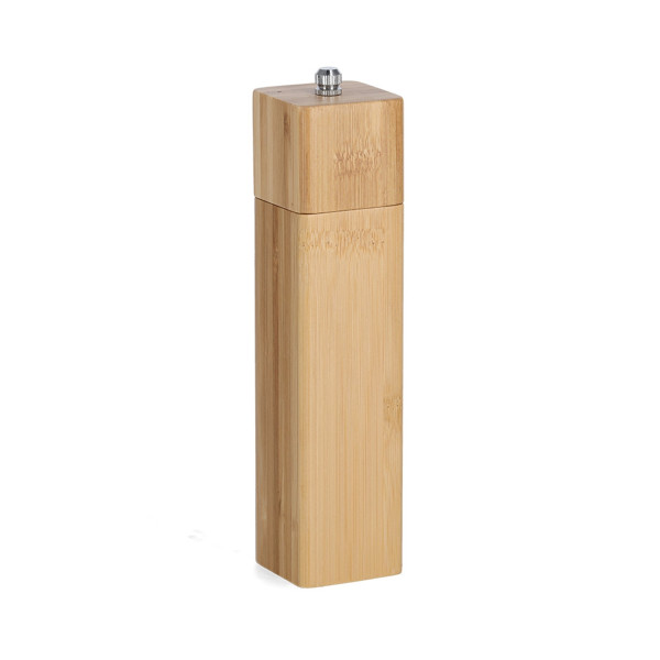 ZELLER Present Holz eckig 21,7 cm Salz- oder Pfeffermühle