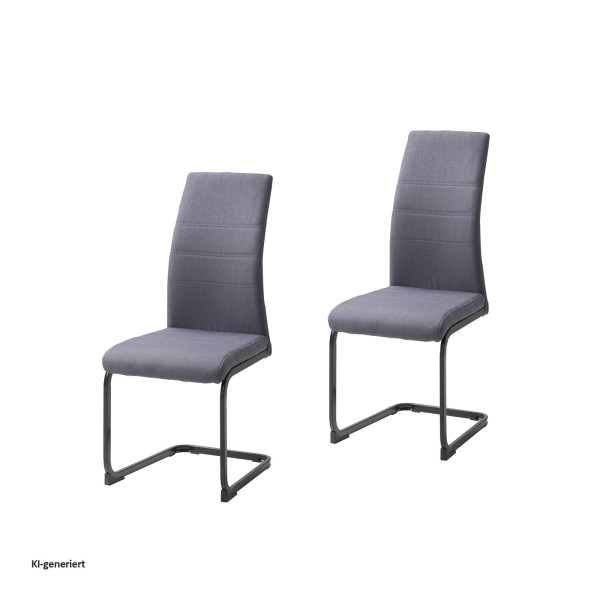 Schwingstuhl SallyP Grau 2er