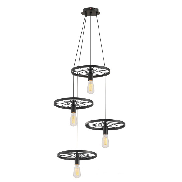 X Pendelleuchte SPIKE 4-flg.