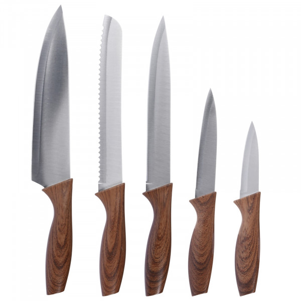 neuetischkultur Holzdesign Messer-Set 5-teilig