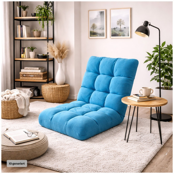 Bodensessel Agosta türkis Polyester