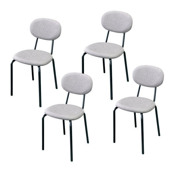 Stuhl Anella Cappucchino 4er-Set