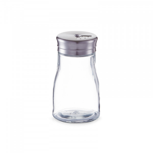 ZELLER Present mit Edelstahldeckel 140 ml Gewürzstreuer Glas