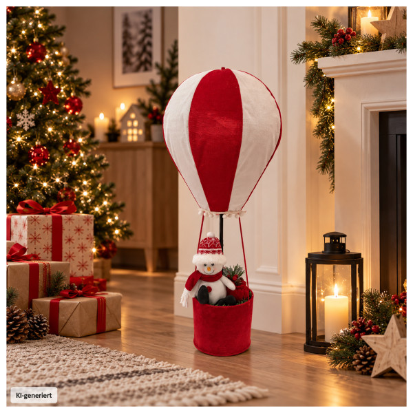 Dekoballon Schneemann