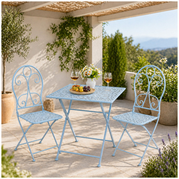 Tischgruppe Solea Blau