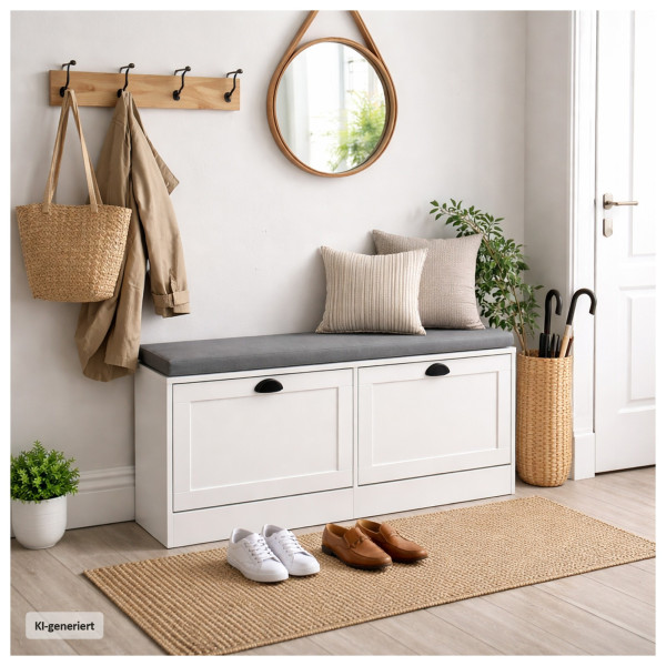 Schuhschrank Thekla 10548 weiß