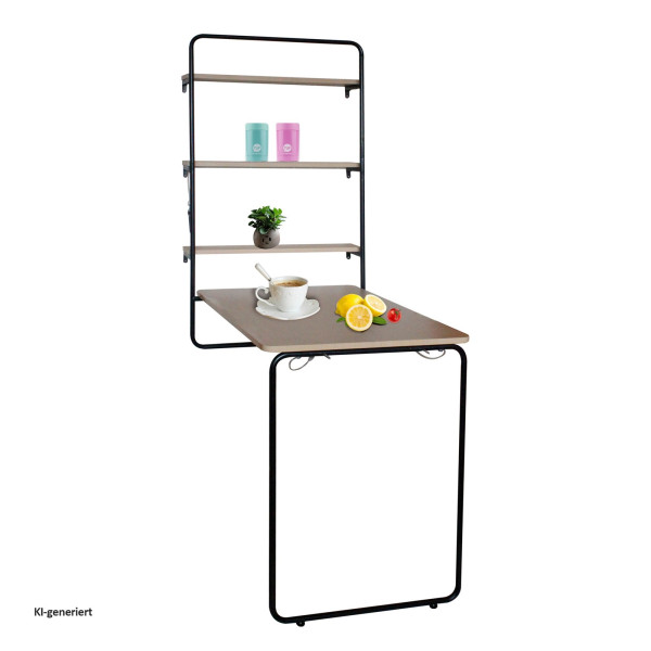 Wandklapptisch Cora mit Kreidetafel