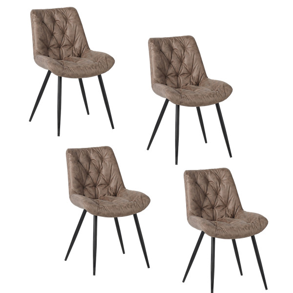 Stuhl Loryn anitkhellbraun