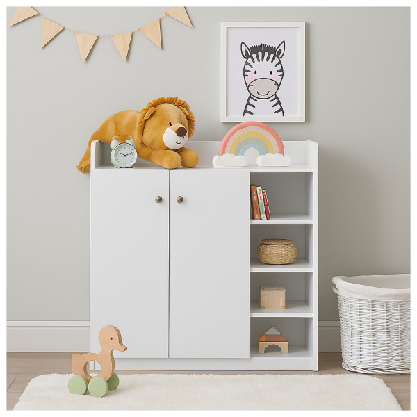 Kommode Nina 5 Weiß