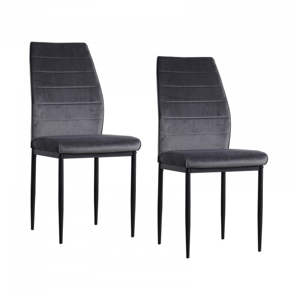 HTI-Living Madison Velvet 2er-Set Stuhl