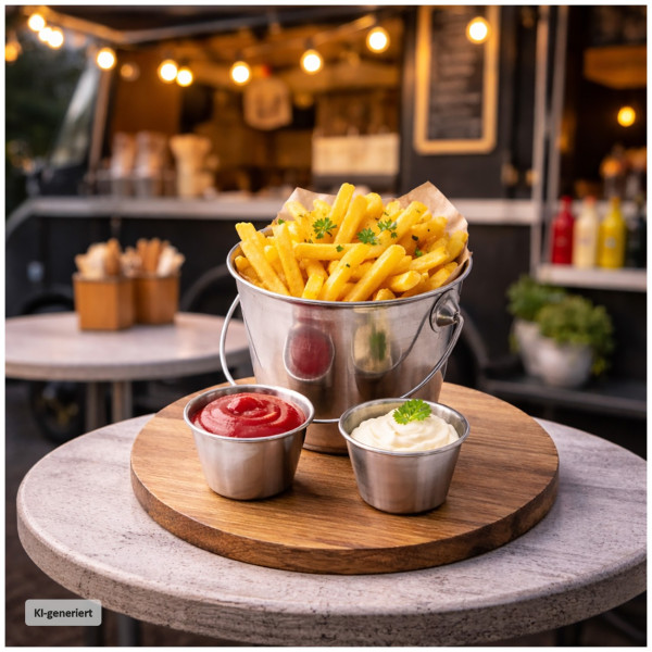 EIMER MIT GRIFF 3ER SET 1X 11 CM / 2X 5.5 CM IM F