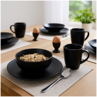 NTK-Collection Schwarz Tafelservice für 4 Personen NTK-Collection Schwarz Tafelservice für 4 Personen