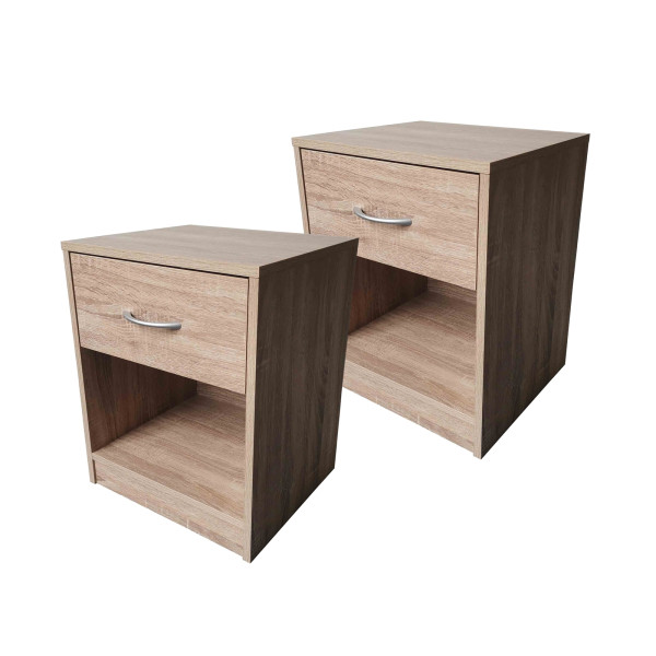 HTI-Living Nina Sonoma Nachtschrank 2er Set