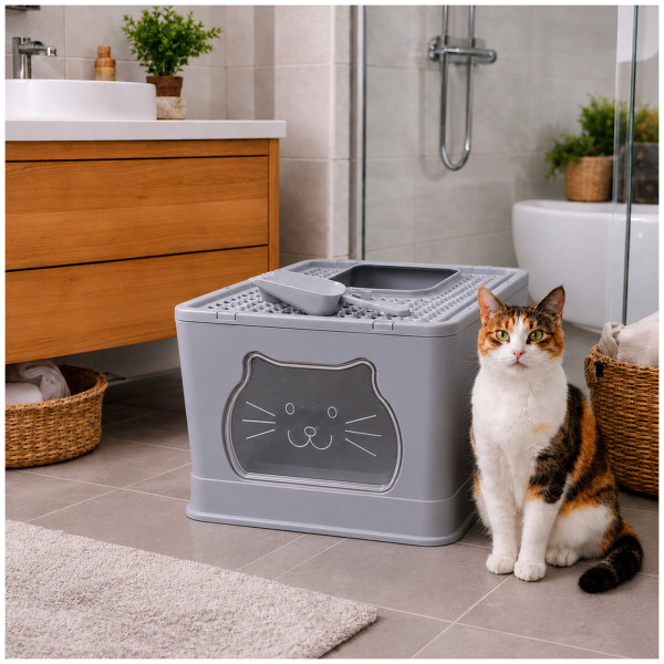 Katzentoilette Agosta grau PP