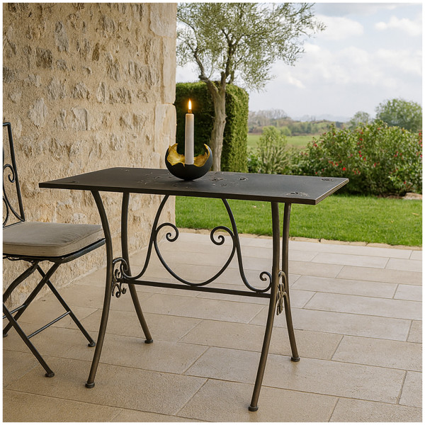 Gartentisch Lily 120 Braun