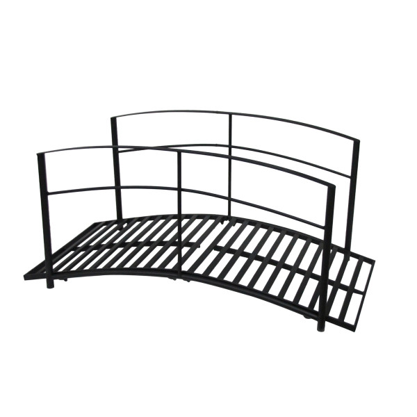 Gartenbrücke Celia Schwarz Metall