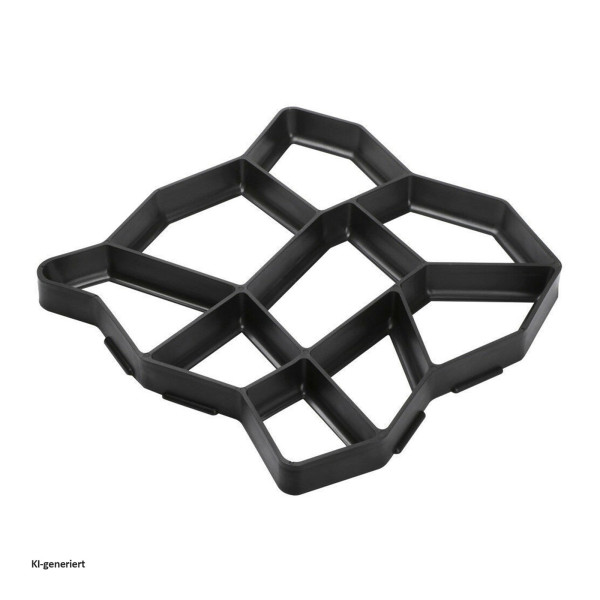 Betongießform Nessa, Natur, 1teilig, schwarz