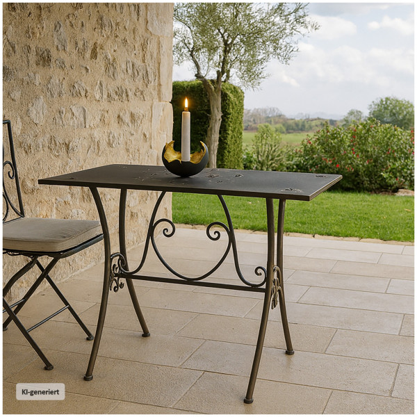 Gartentisch Lily 120 Braun