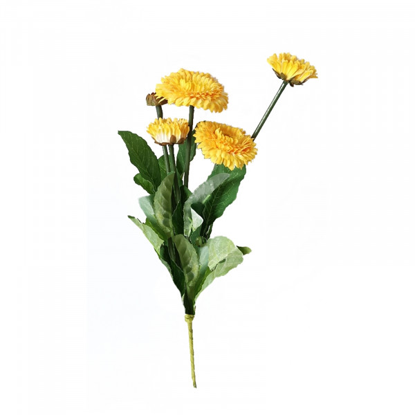 HTI-Living Flora Kunstblume Gelbe Margerite