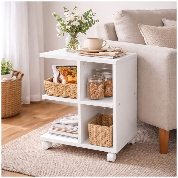 Rollregal Thekla 4530 weiss