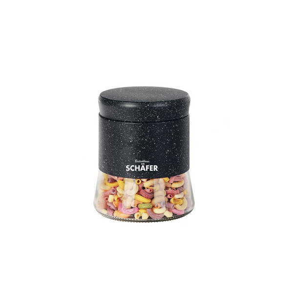 Vorratsdose Marble Black 0,7L
