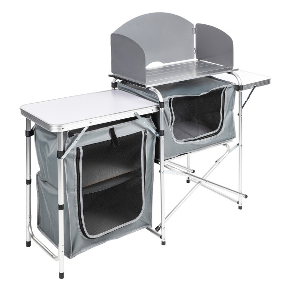 Campingtisch mit Aluminiumrahmen