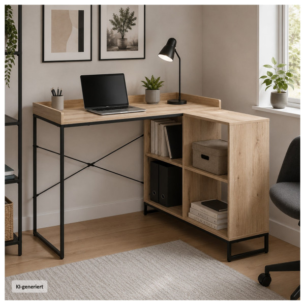 Computertisch Cedrik artisan-schwarz