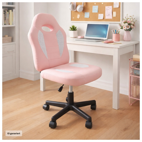 Drehstuhl Daytona Smart pink-weiß