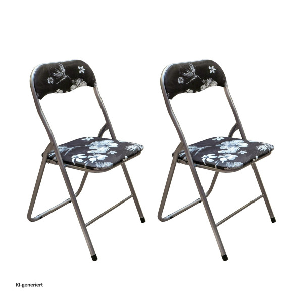 Klappstuhl Dima Blume 2er-Set