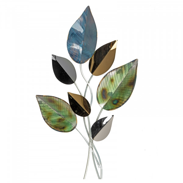 Formano Metall Wanddeko Blätter