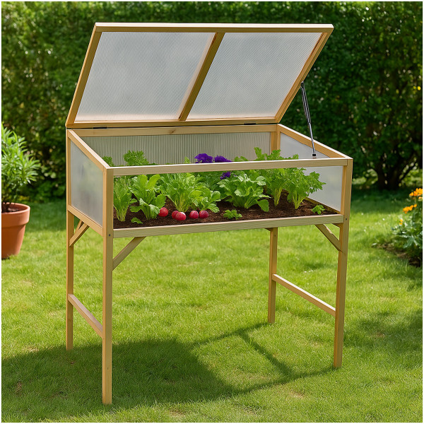 Frühbeet/Hochbeet Heidi natur