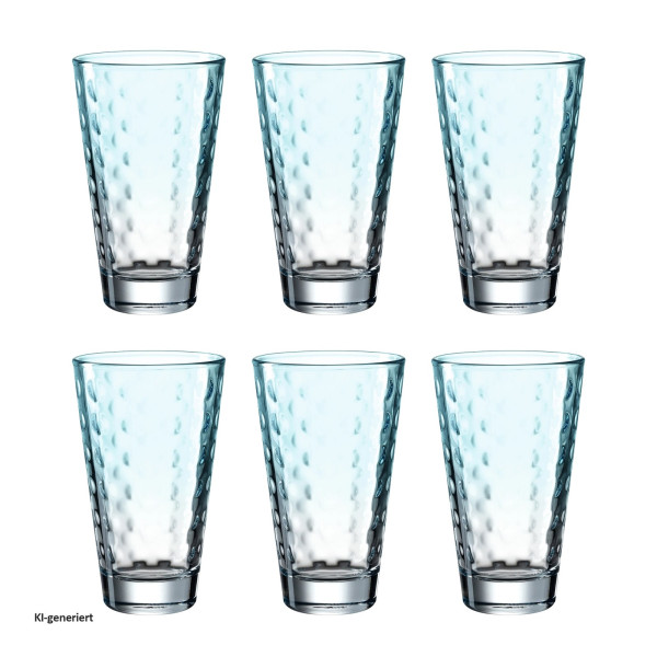 LD Becher Pastell mint Optic 6er Set 300 ml