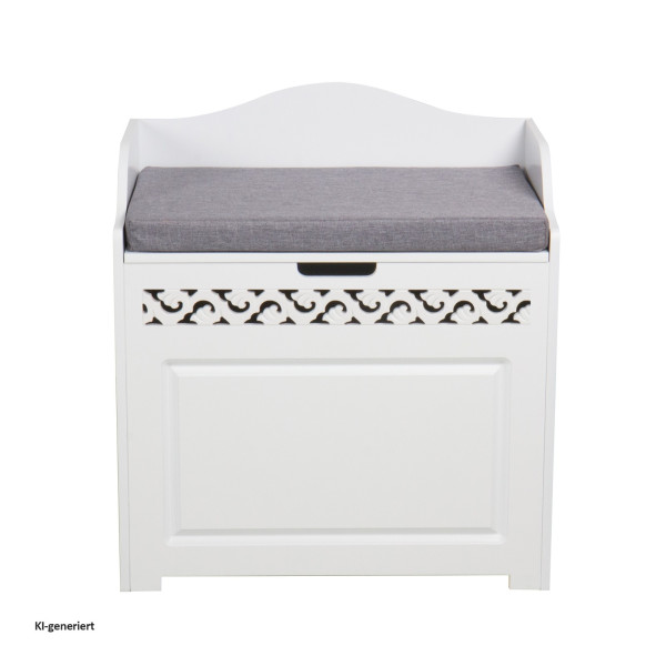 Sitztruhe Miriam 7585 weiß MDF
