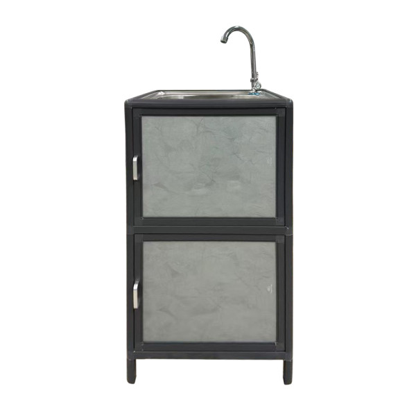 Outdoorspüle Gerti S 46x41x83cm grau