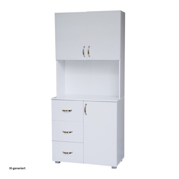 Küchenschrank Blanca Weiß